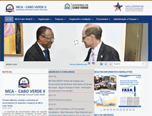 Tablet Screenshot of mca.cv