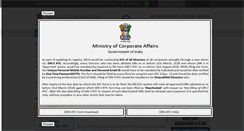 Desktop Screenshot of mca.gov.in