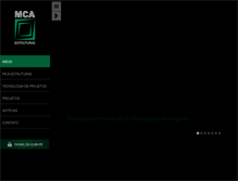 Tablet Screenshot of mca.eng.br