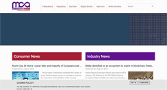 Desktop Screenshot of mca.org.mt